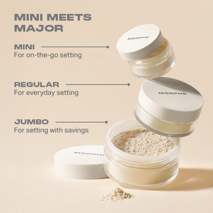 MORPHE Bake & Set Setting Powder - Translucent - Distacart