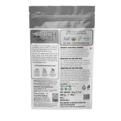 Sorich Organics Rose Petal Powder - Distacart
