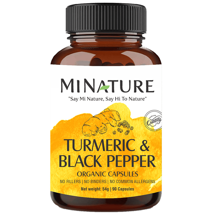 Minature Turmeric & Black Pepper Organic Capsule