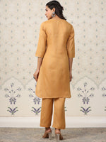 Thumbnail for Ode by House of Pataudi Striped Kurta With Trousers - Distacart