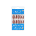 Thumbnail for shills professional reusable press on nails almond spn610