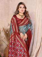 Thumbnail for Aastha Fashion Grey Soft Silk Weaving Saree - Distacart