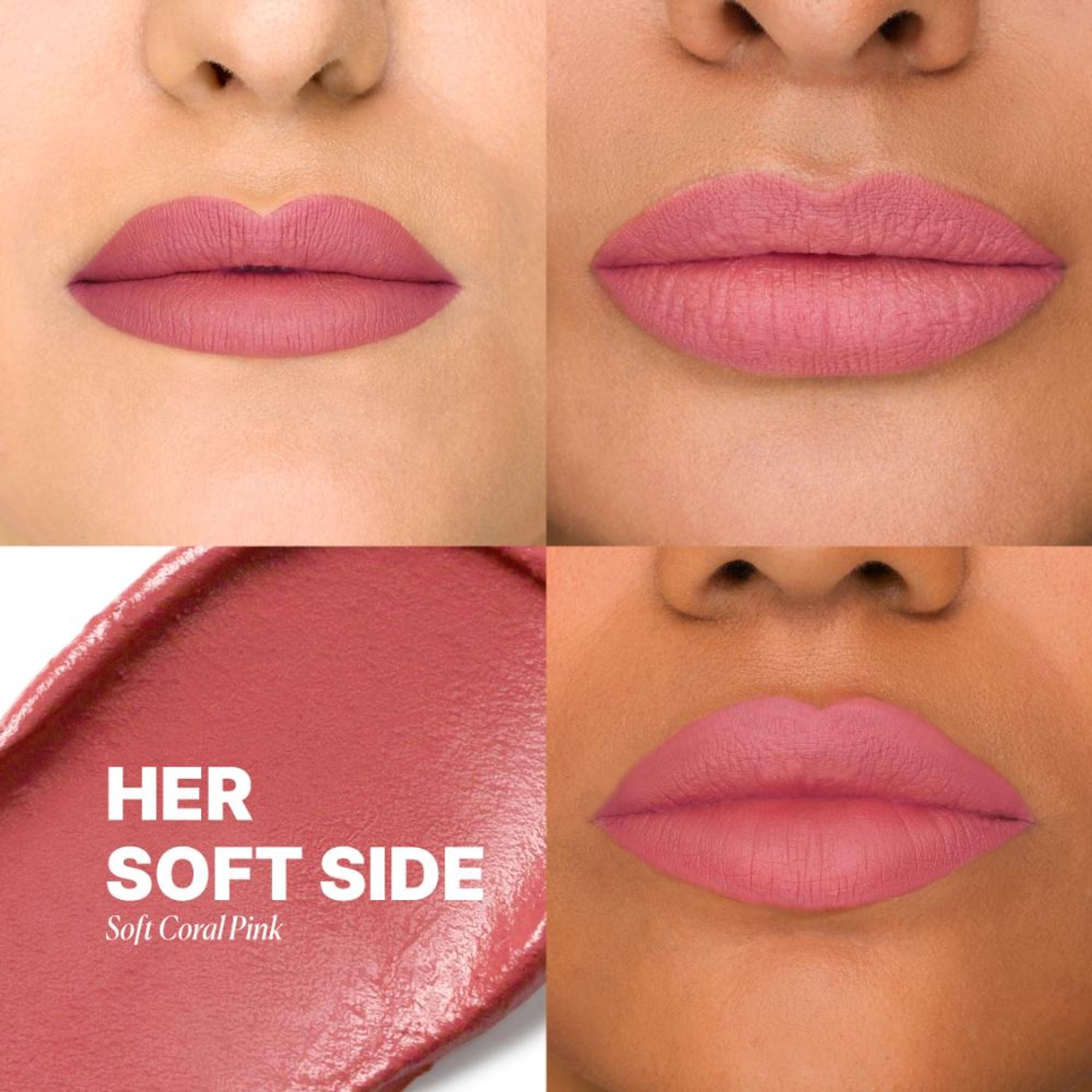 IRIS COSMETICS Matte Made Her Do It Liquid Lipstick - Soft Coral Pink - Distacart