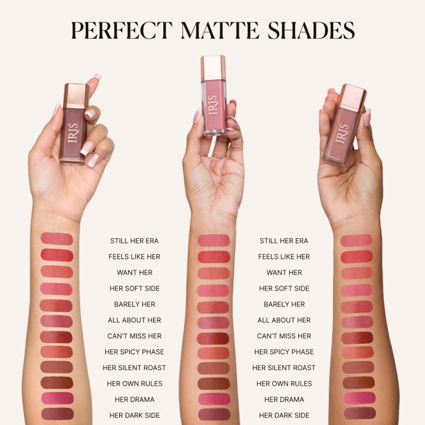 IRIS COSMETICS Matte Made Her Do It Liquid Lipstick - Mauve Pink - Distacart