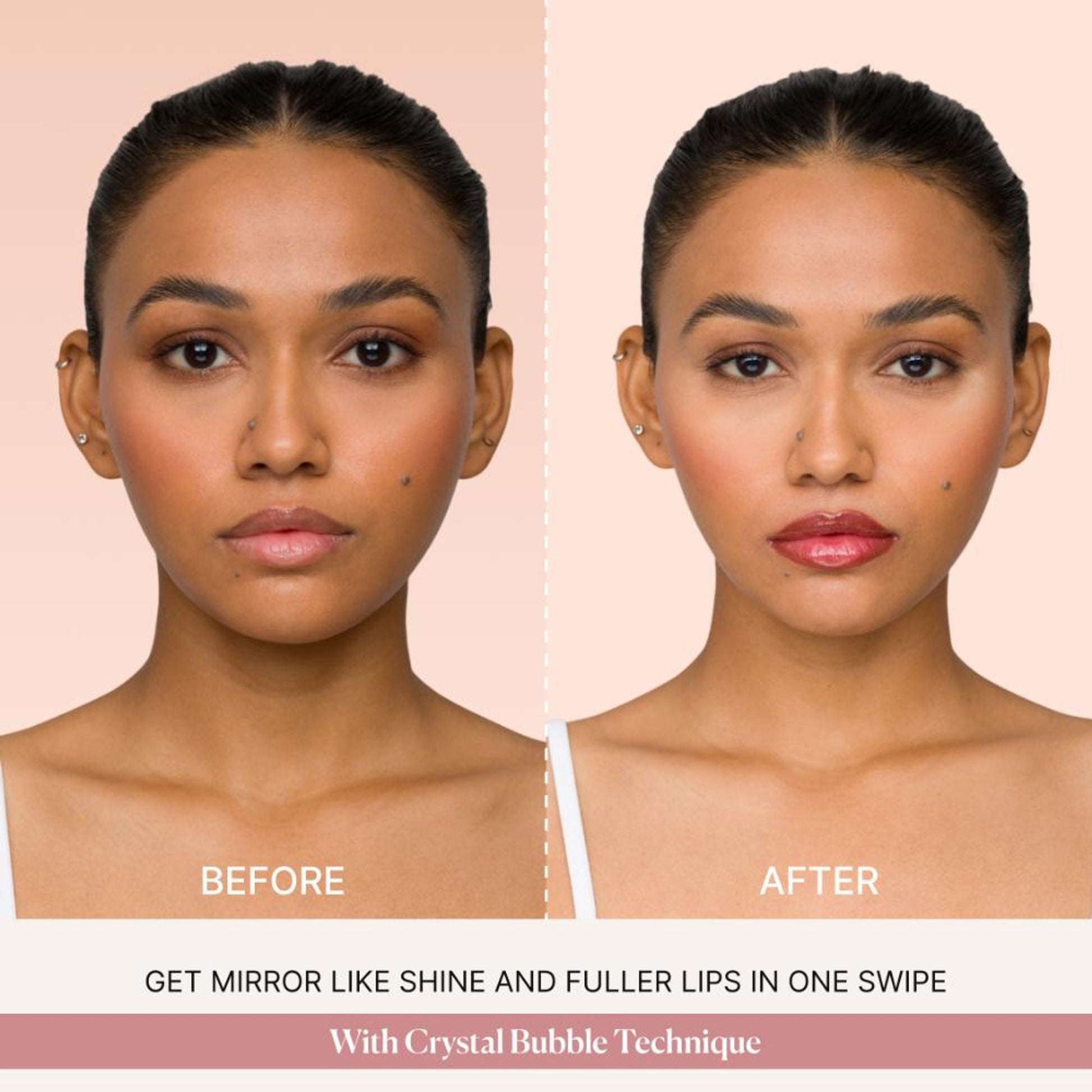 IRIS COSMETICS Talk Glossy To Me! Shimmer Lip Gloss - Deep Plum With Subtle Blue - Distacart