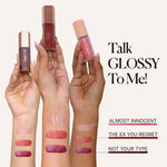 Thumbnail for IRIS COSMETICS Talk Glossy To Me! Shimmer Lip Gloss - Deep Plum With Subtle Blue - Distacart