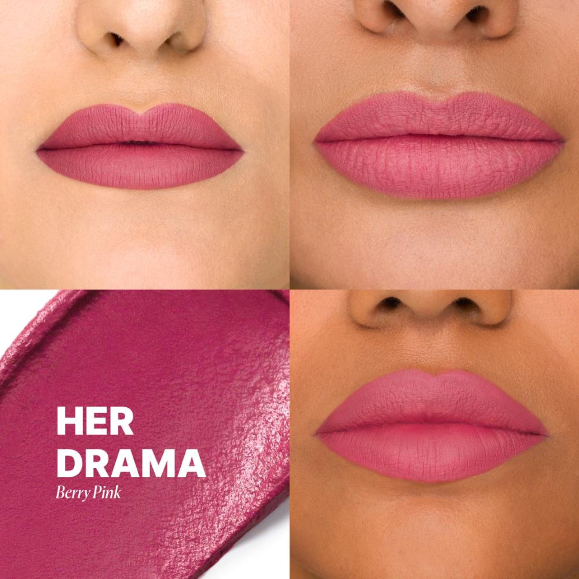IRIS COSMETICS Matte Made Her Do It Liquid Lipstick - Berry Pink - Distacart