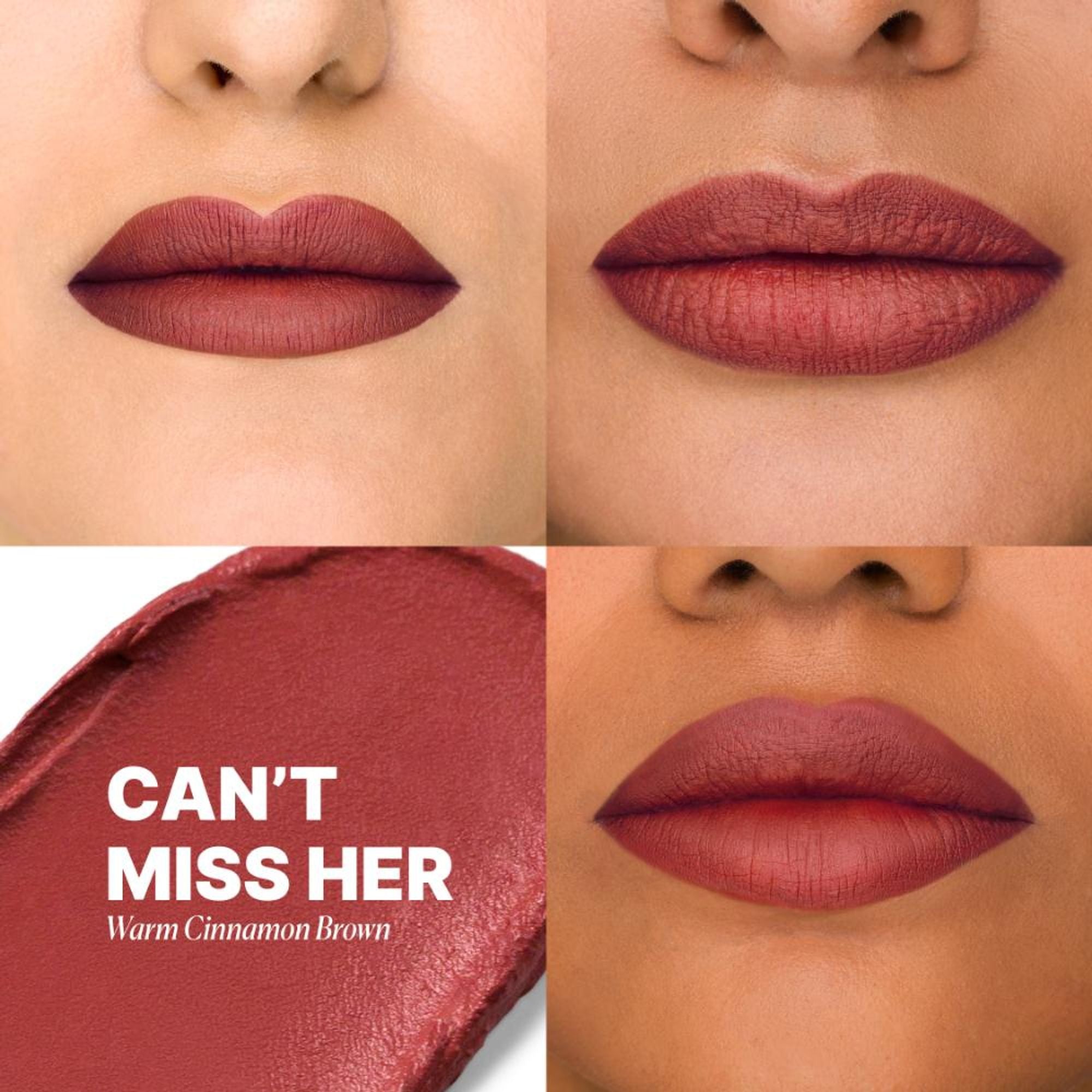 IRIS COSMETICS Matte Made Her Do It Liquid Lipstick - Warm Cinnamon Brown - Distacart