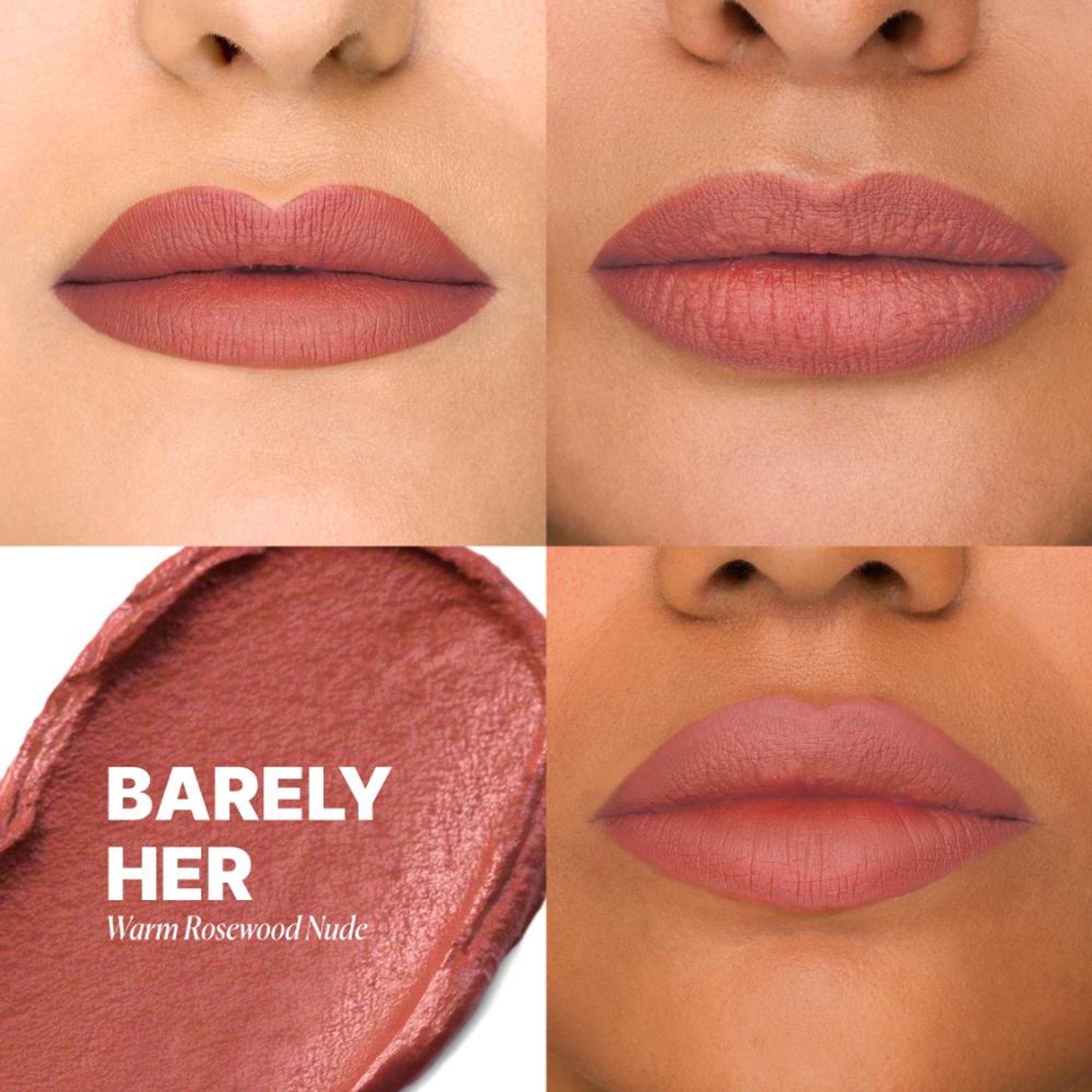 IRIS COSMETICS Matte Made Her Do It Liquid Lipstick - Warm Rosewood Nude - Distacart
