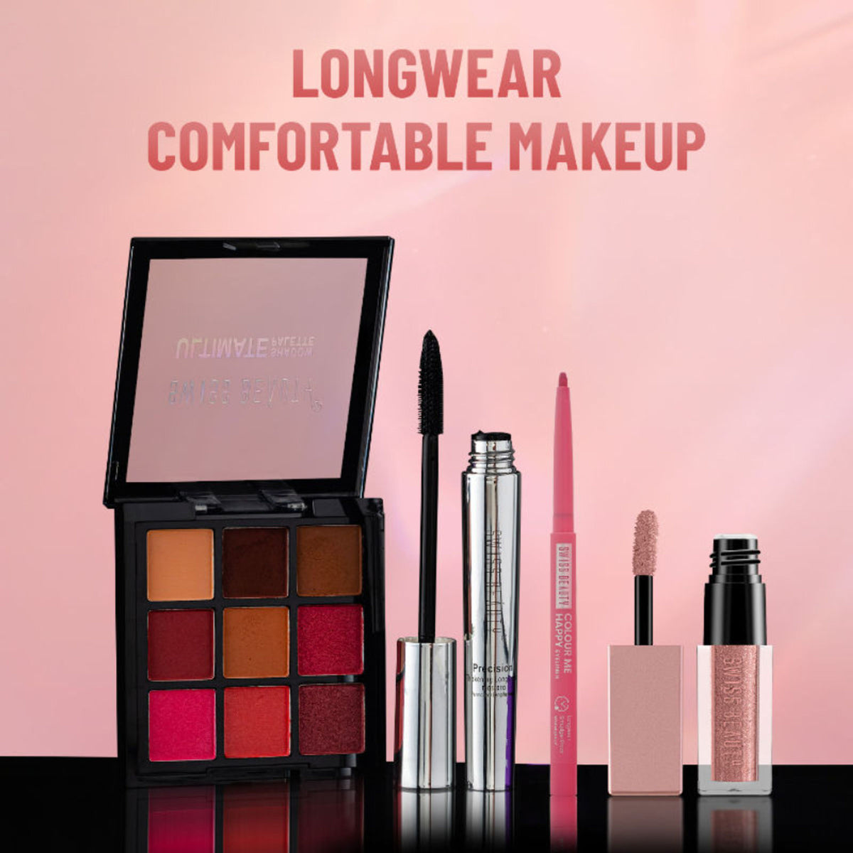 Swiss Beauty Colour Me Happy Eyeliner - Pink Alperose - Distacart