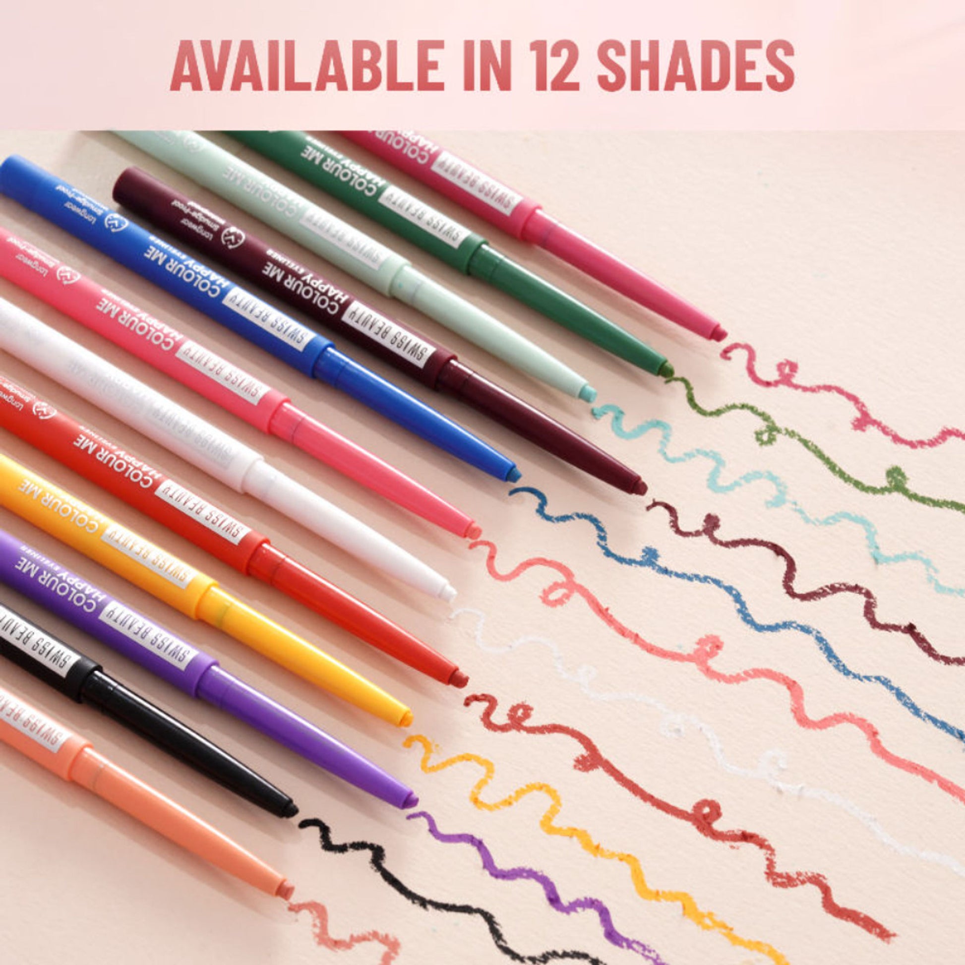 Swiss Beauty Colour Me Happy Eyeliner - Orange Daisy - Distacart