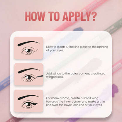 Swiss Beauty Colour Me Happy Eyeliner - Purple Aster - Distacart