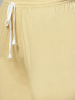 Thumbnail for ADA Women Green & Beige Chikankari Embroidered Sustainable Handloom Kurta with Churidar - Distacart