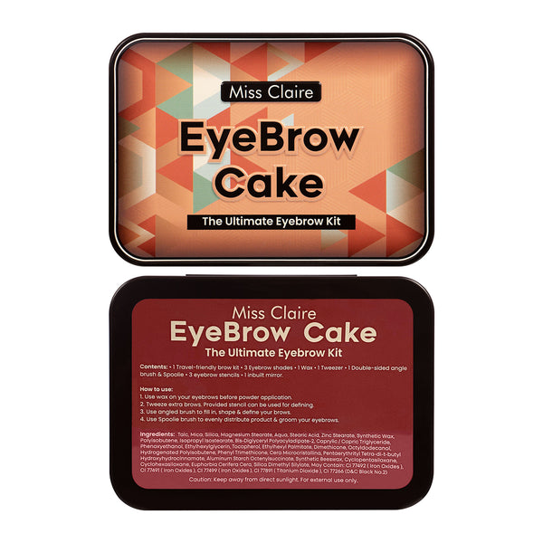 Miss Claire Eyebrow Cake Tin - 01