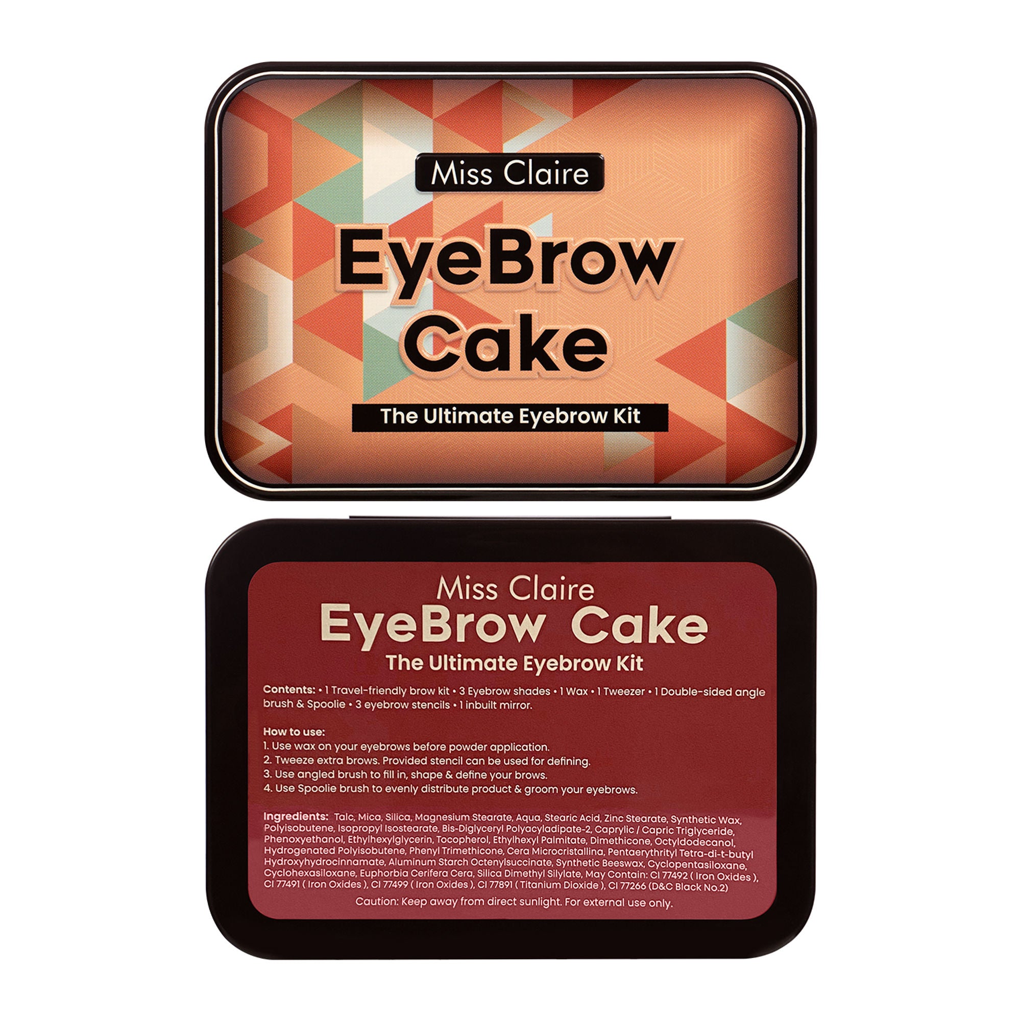 Miss Claire Eyebrow Cake Tin - 01