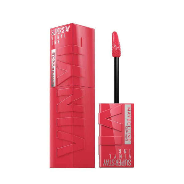 Maybelline New York Super Stay Vinyl Ink Liquid Lipstick, Instant Shine Lasts Up To 16H - Tempting - Distacart