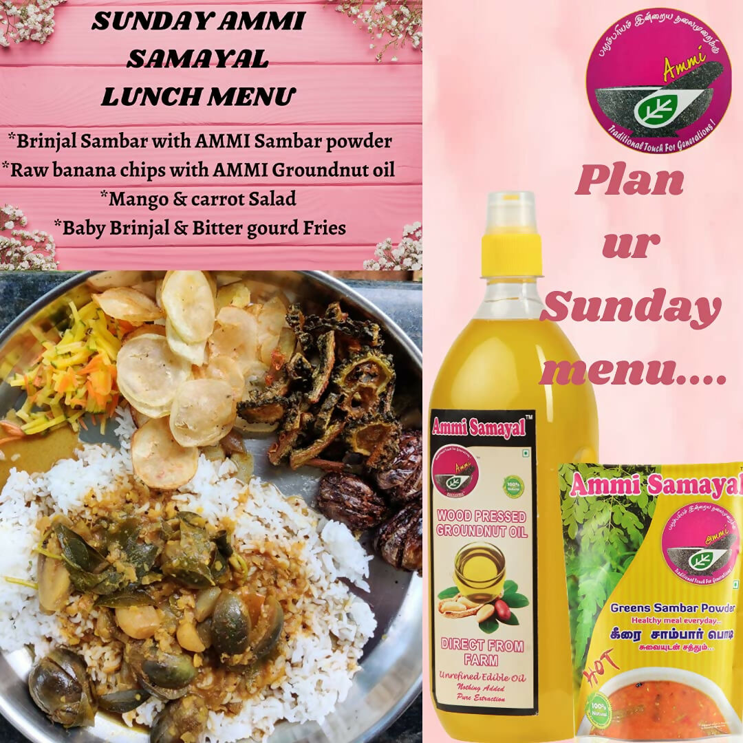 Ammi Samayal Wood Pressed Groundnut Oil - Distacart
