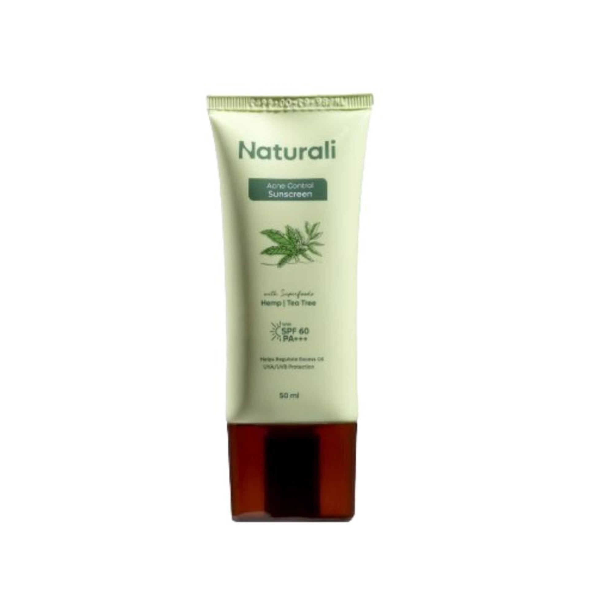 Naturali Acne Control Sunscreen SPF60 With PA+++ - Distacart