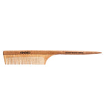 Thumbnail for KINDED Handmade Oil Treated Wooden Hair Comb   Neem Wood NW09, Regular Tooth Tail Comb