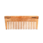 Thumbnail for KINDED Handmade Oil Treated Wooden Hair Comb   Neem Wood NW39, Wide Tooth