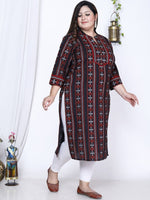 Thumbnail for Swasti Floral Embroidered Cotton Kurta