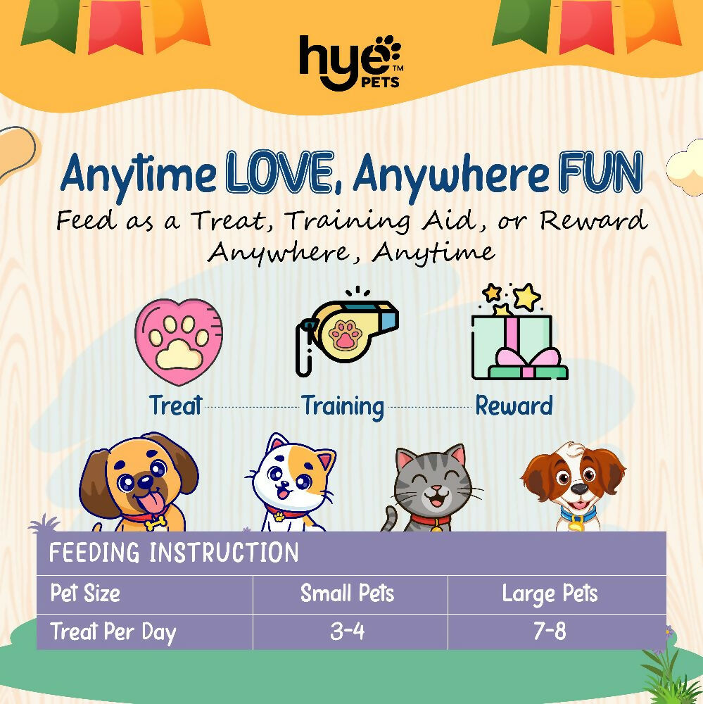 Hye Pets Super Treats For Super Pets – Freeze Dried Treats Made With Goat Milk, Blueberry & Banana - Distacart