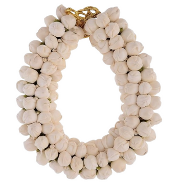 Aakarshan Jewels White Paper Gajra - Dista