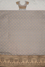 Thumbnail for Preksha Creation Banarasi Soft Silk Women Sky Blue Saree - Distacart