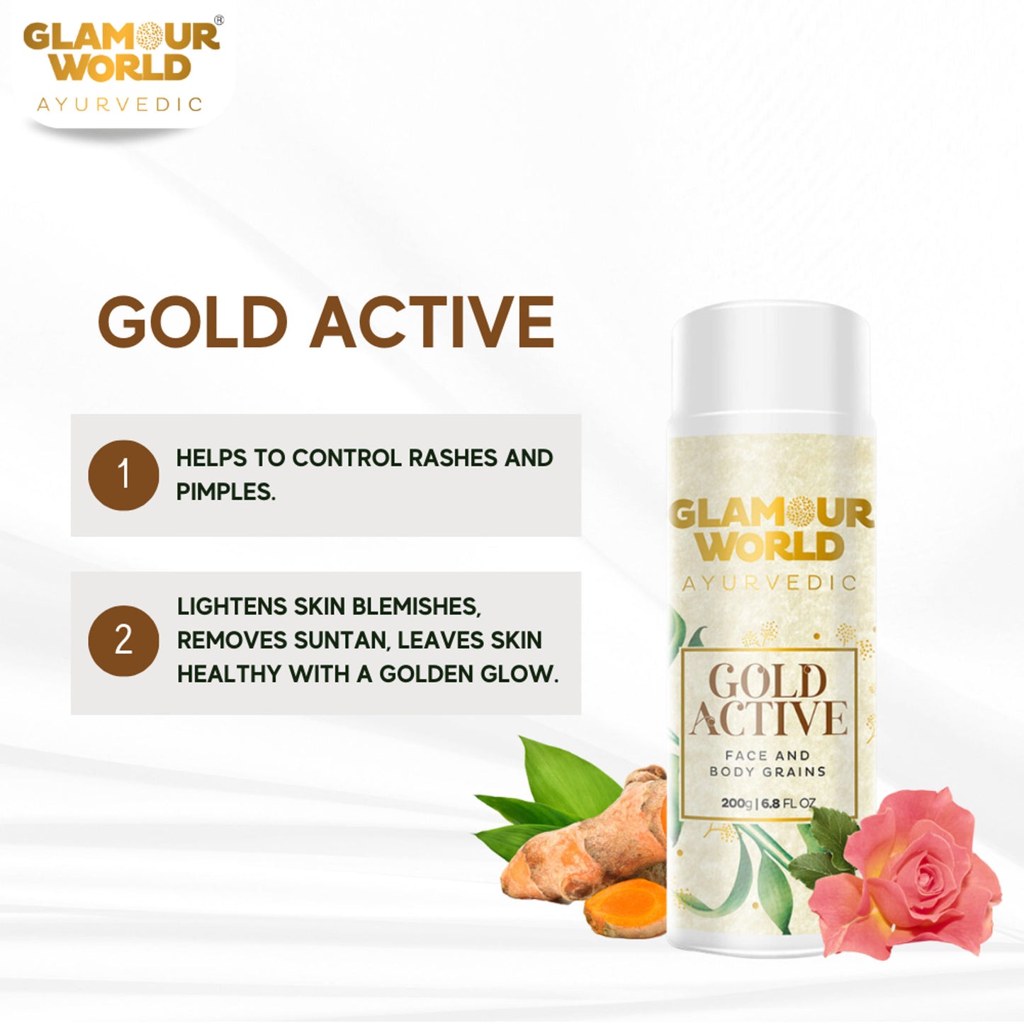 GLAMOUR WORLD AYURVEDIC Gold Active - Distacart