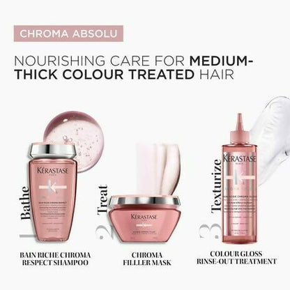 Kerastase Chroma Absolu Bain Riche Chroma Respect Shampoo for Thick Hair - Distacart