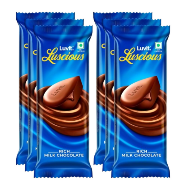 LuvIt. Luscious Milk Chocolate Bars - Distacart