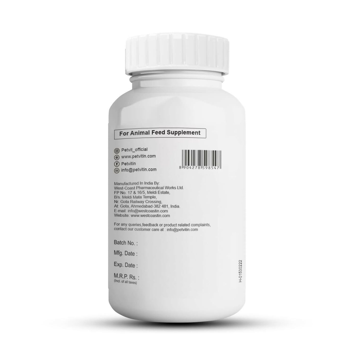 Petvit Cardiovascular Dog Supplement Tablets - Distacart