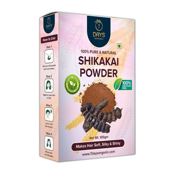 7 Days 100% Pure & Natural Shikakai Powder - Distacart