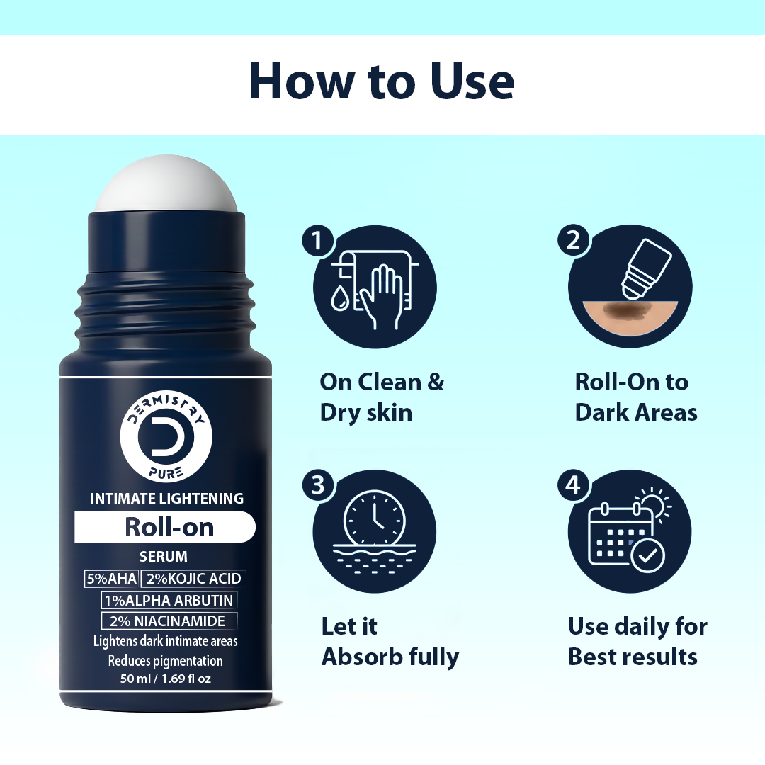 Dermistry Intimate Lightening Brightening Roll On Serum - Distacart