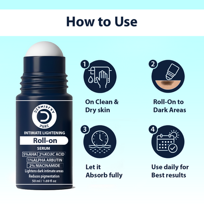 Dermistry Intimate Lightening Brightening Roll On Serum - Distacart