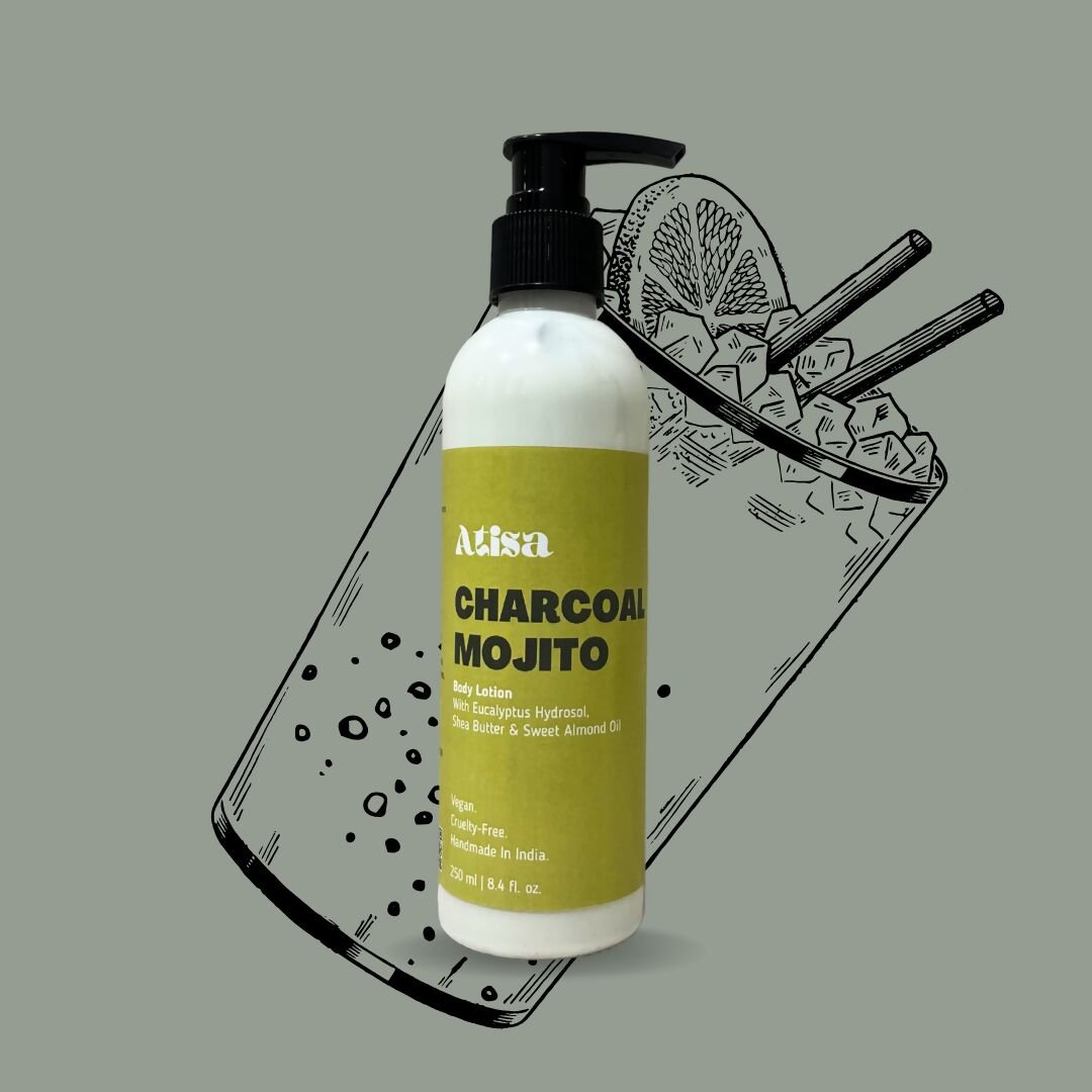 Atisa Charcoal Mojito Body Lotion - Distacart