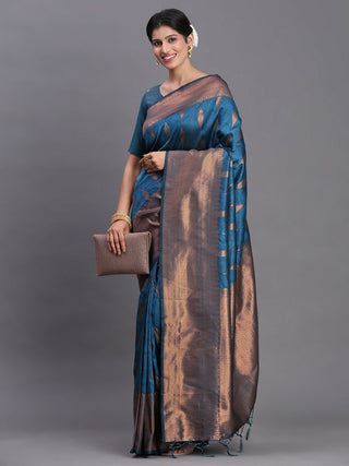 Astita Silk Peach Saree