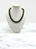 Thumbnail for Inhanns Noor-E-Jalwa – Handmade Crystal Bead Necklace -Adjustable - Green Only Necklace - Distacart