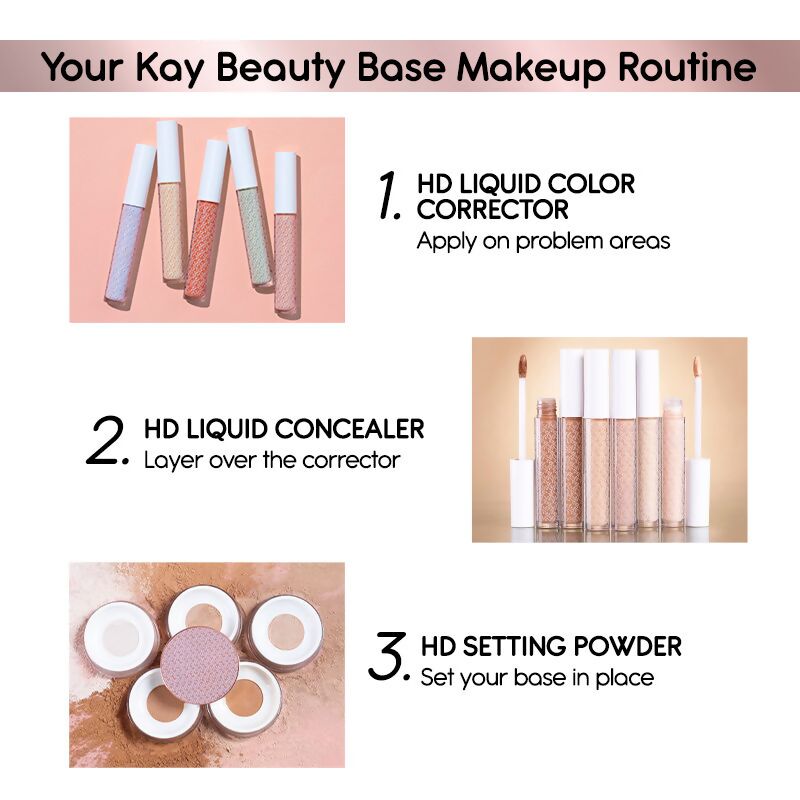 Kay Beauty HD Liquid Colour Corrector - Peach - Distacart