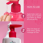 Thumbnail for mcaffeine All Skin Brightening SPF 50 PA+++ Sunscreen Body Lotion & Wash Raspberry Combo Kit - Distacart