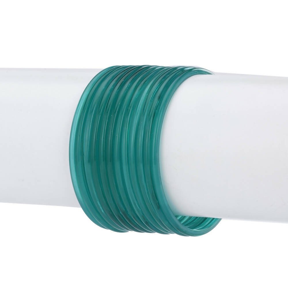 Afast Shining Radium Glass Wedding, Party, Daily Use Bangle Set, Set Of 12 - Distacart