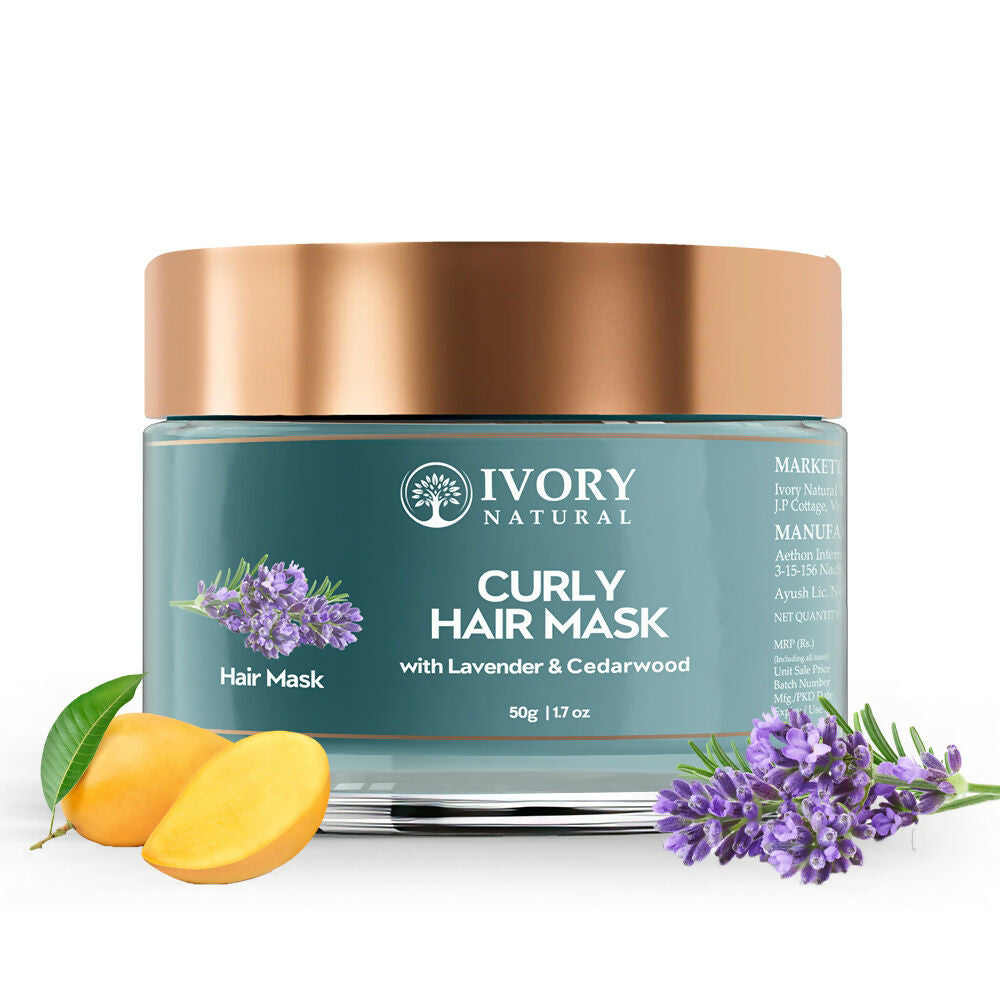 Ivory Natural Curly Hair Mask - Natural Smooth Even Curls For Both Men & Women - Distacart