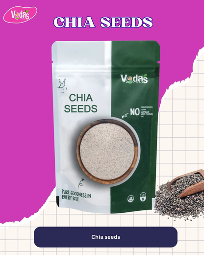 Vedas Kitchen Chia Seeds - Dista