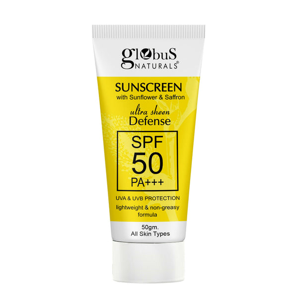 Globus Naturals Sunscreen with Ultra Sheen Defense
