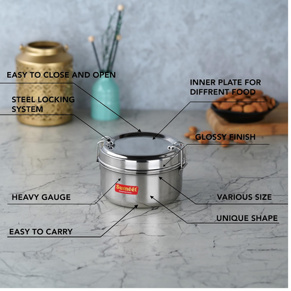 Sumeet Stainless Steel Meal Pack Lunch Box - Dista