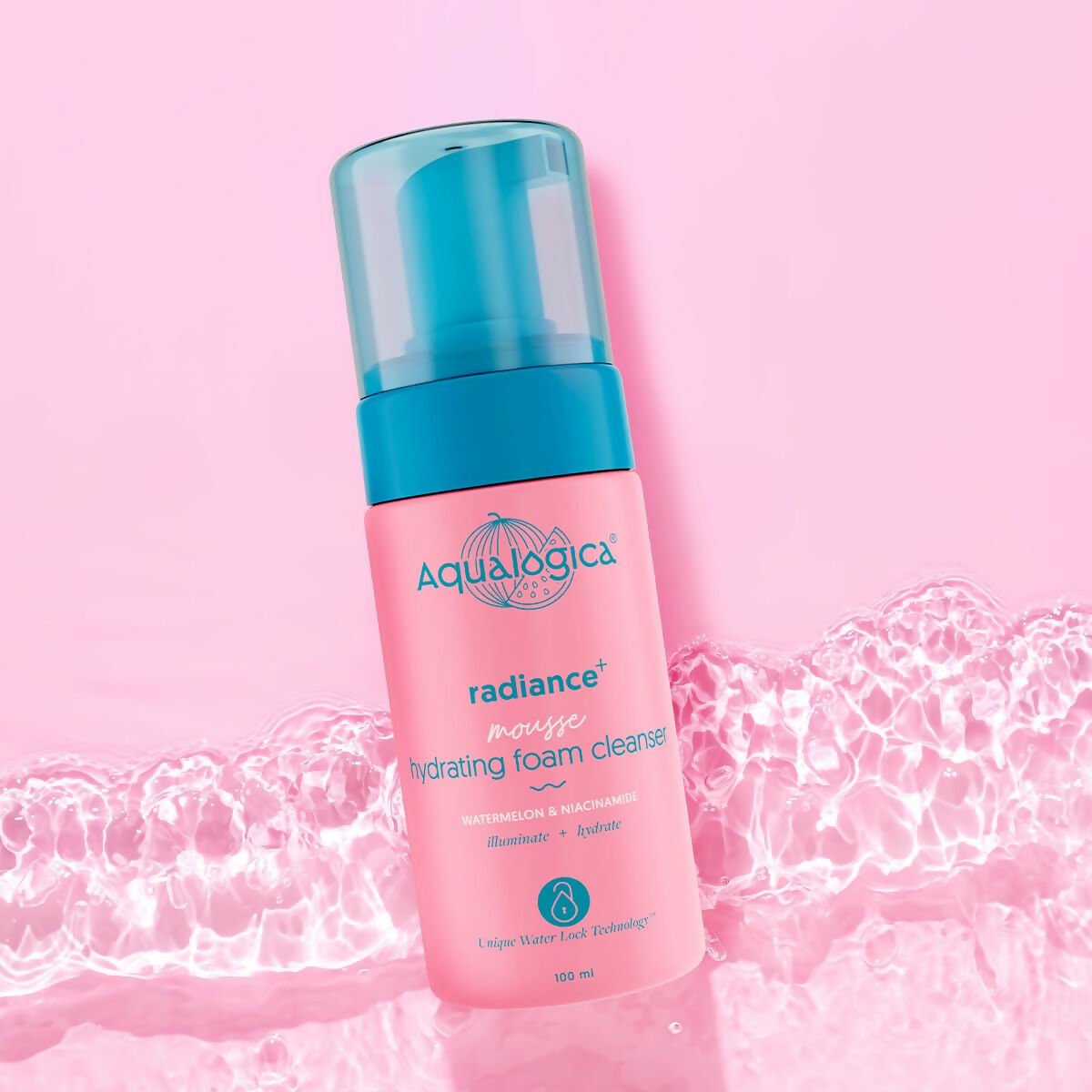 Aqualogica Radiance+ Mousse Hydrating Foam Cleanser, Reduces Spots & Acne Marks - Distacart