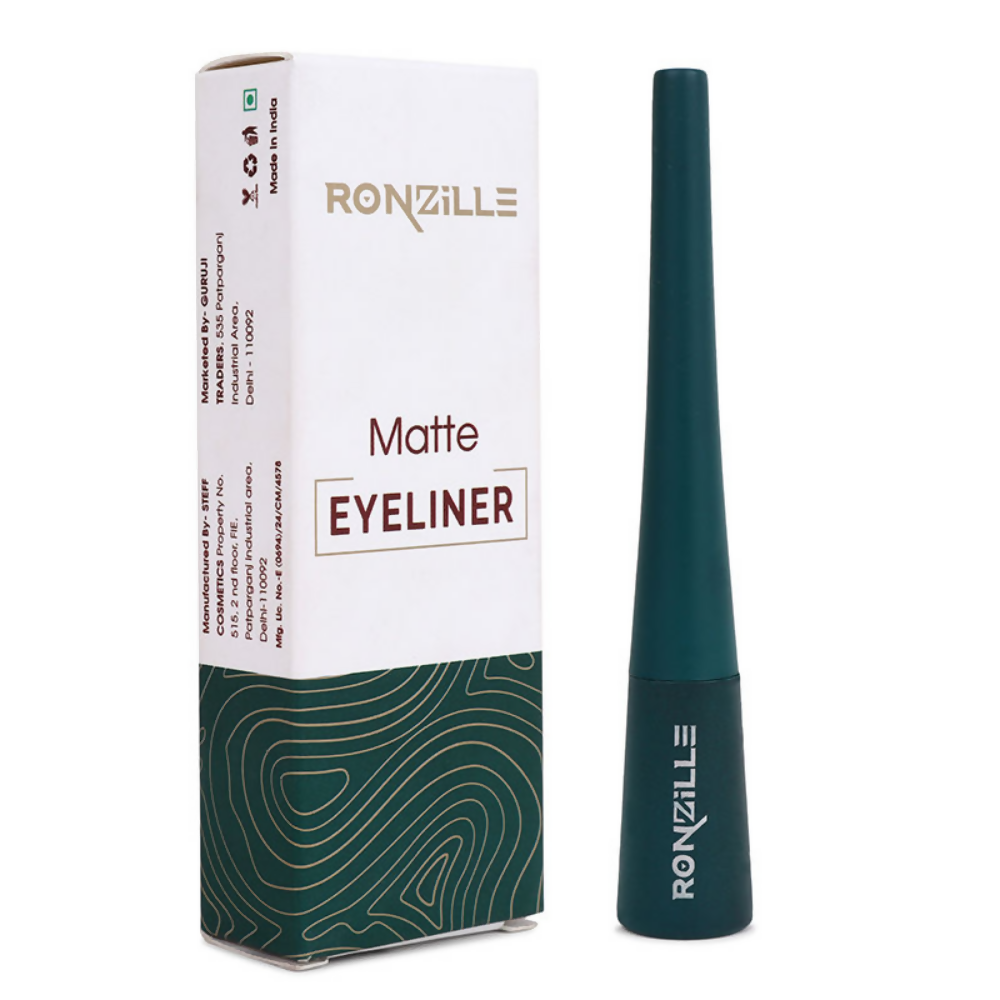 Ronzille Smudgeproof And Waterproof Liquid Matte Eyeliner - Green - Dista
