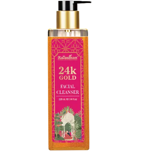 Rajasthan Herbals 24K Gold Facial Cleanser for Youthful Skin