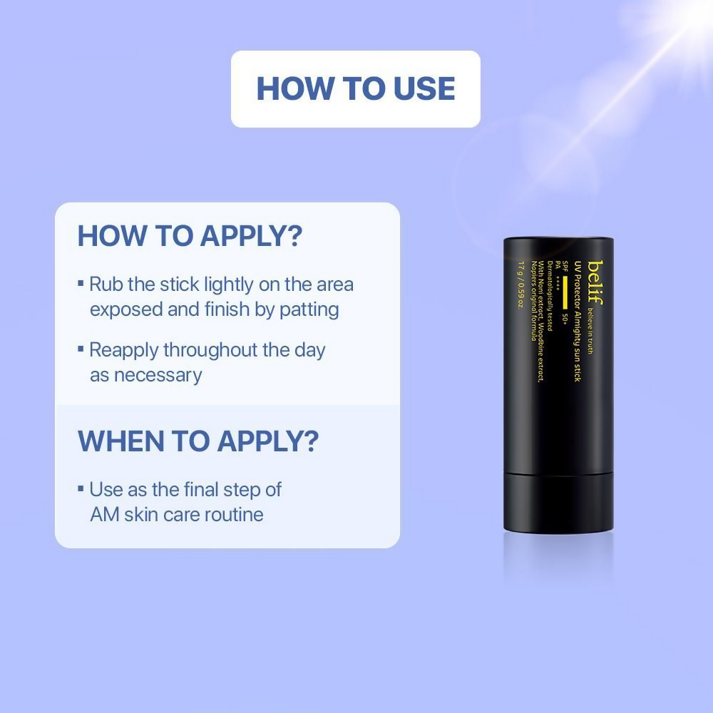 Belif UV Protector Almighty Sun Stick - Distacart