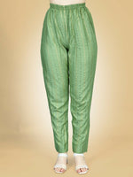 Thumbnail for Jyoti Fashion Women's Sea Green Viscose Rayon Embroidered Kurta Pant Set - Distacart